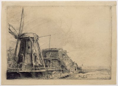 風車 作： Rembrandt van Rijn