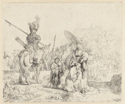 宦官の洗礼 作： Rembrandt van Rijn