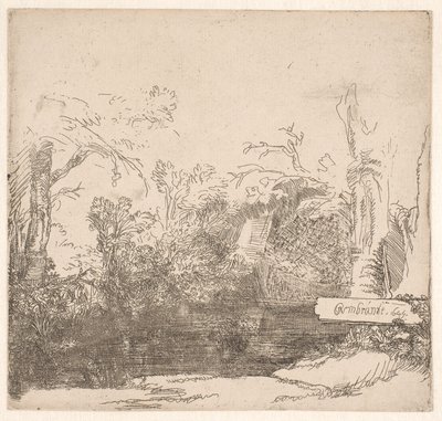 ボートハウス 作： Rembrandt van Rijn