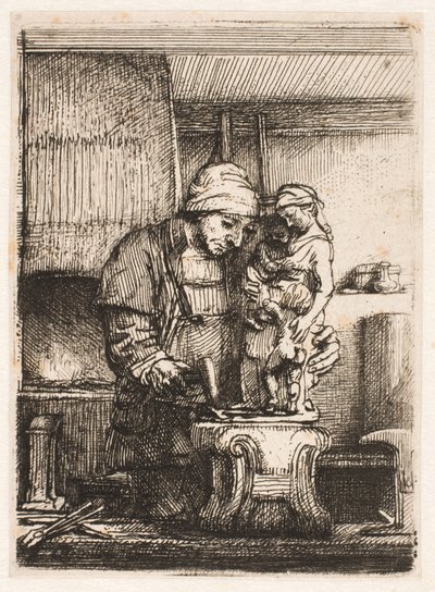金細工師 作： Rembrandt van Rijn