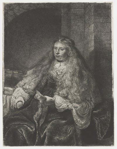 偉大なユダヤ人の花嫁 作： Rembrandt van Rijn