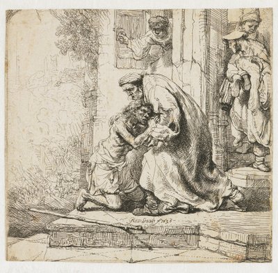 放蕩息子の帰還 作： Rembrandt van Rijn