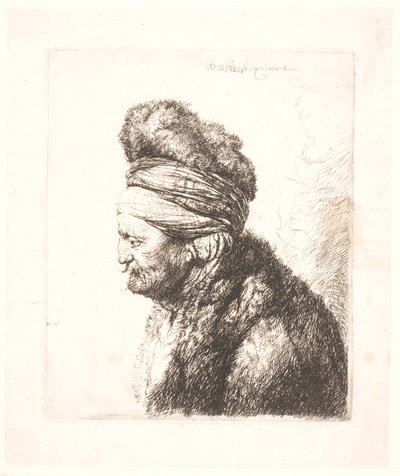 東洋二代目（レンブラントの父？） 作： Rembrandt van Rijn