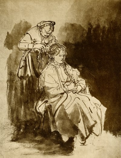 トイレ 作： Rembrandt van Rijn