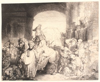 モルデカイの勝利 作： Rembrandt van Rijn