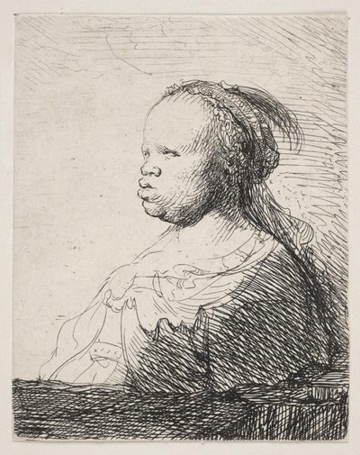 o preto branco 作： Rembrandt van Rijn