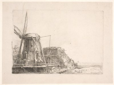 風車 作： Rembrandt van Rijn