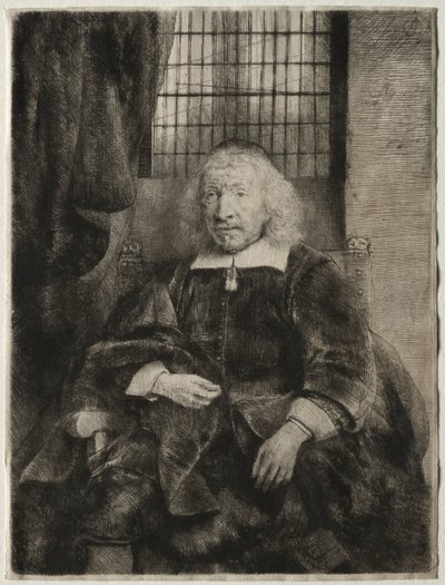 トーマス・ハーリン、c。 1655年。 作： Rembrandt van Rijn