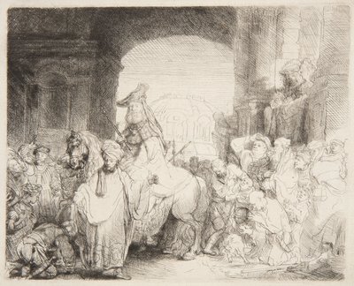 モルデカイの勝利 作： Rembrandt van Rijn
