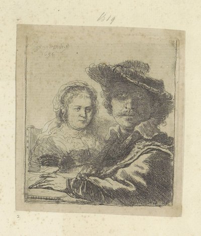 ゼルフポートレットがサスキアを投入 原画集85点（連載タイトル） 作： Rembrandt van Rijn