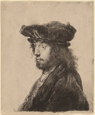 第四の東洋の頭 作： Rembrandt van Rijn and Studio of Rembrandt