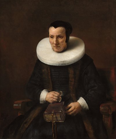 本を持ったおばあさん 作： Rembrandt van Rijn and Workshop