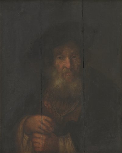 古いユダヤ人の肖像 作： Rembrandts skole