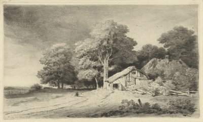 道路上の農場 作： Remigius Adrianus Haanen