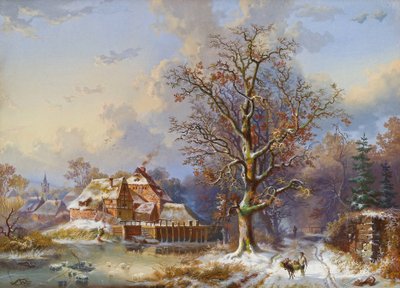 冬の村 作： Remigius Adrianus Haanen