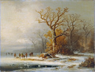 冬の風景 作： Remigius Adrianus van Haanen