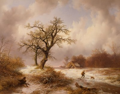 冬の風景 作： Remigius Adrianus van Haanen