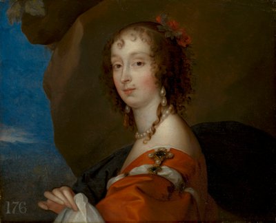 ブラッドフォード伯爵夫人ダイアナ・ラッセル（1624～95年） 作： レミギウス・ファン・リームプット