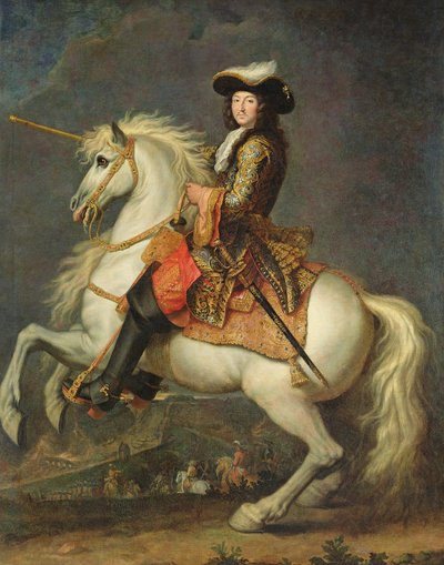 ルイ14世の乗馬の肖像（1638〜1715年） 作： René Antoine Houasse