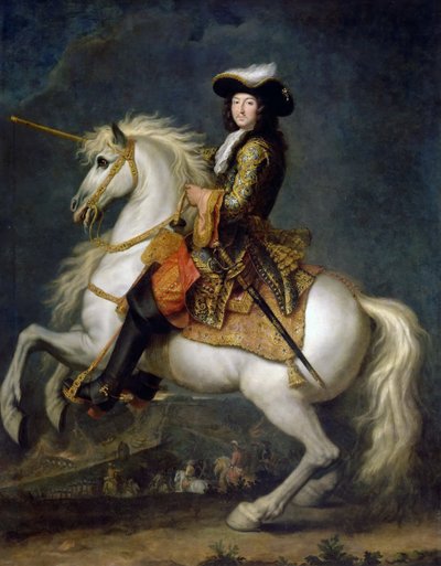 ルイ14世の乗馬の肖像1638-1715 作： René Antoine Houasse