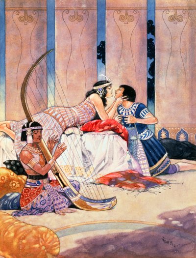クレオパトラ（BC 69-30 BC）（WC） 作： René Bull