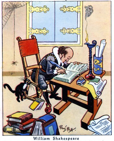 シェイクスピア著 『ハムレット』、1936年 作： René Bull