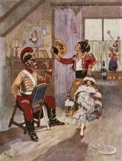 その女の子は元気な会社でした、私はあなたに言うことができます！ 作： René Bull