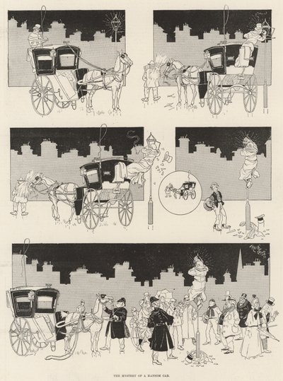 ハンソムキャブの謎 作： René Bull