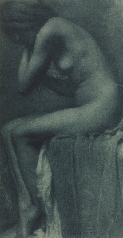 カメラワーク：スタディ[ヌード]、1906年。 作： René Le Bègue