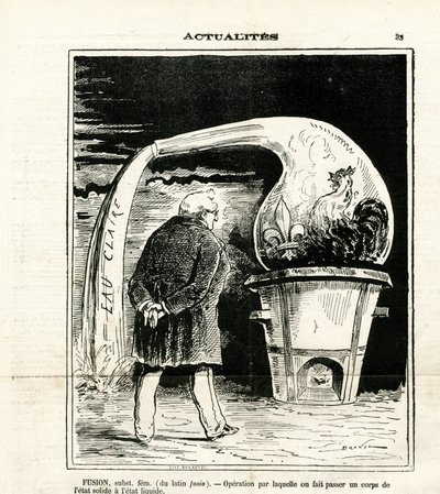 Le Charivari』に掲載されたジュール・レナール・ドラネール（1833-1926）のイラスト 作： Renard Jules Draner
