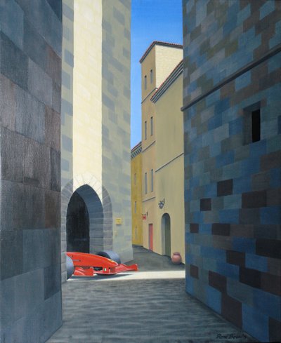 イタリア, 2003, 油彩、キャンバス 作： Rene Boin