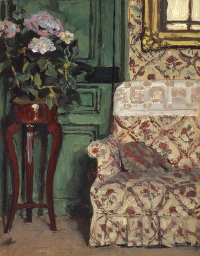 ソファのコーナー 作： René François Xavier Prinet