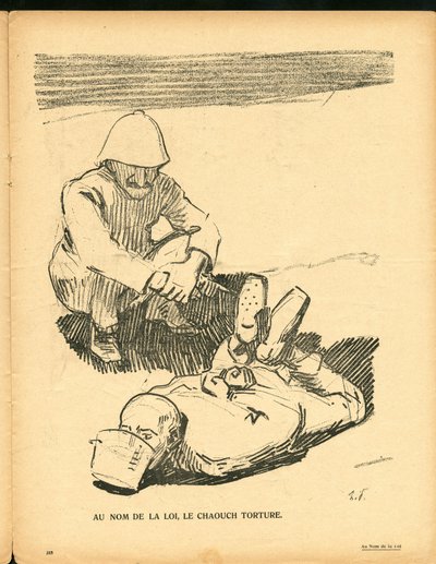 バター・プレート、332番、白黒の風刺画 作： Rene George Hermann Paul