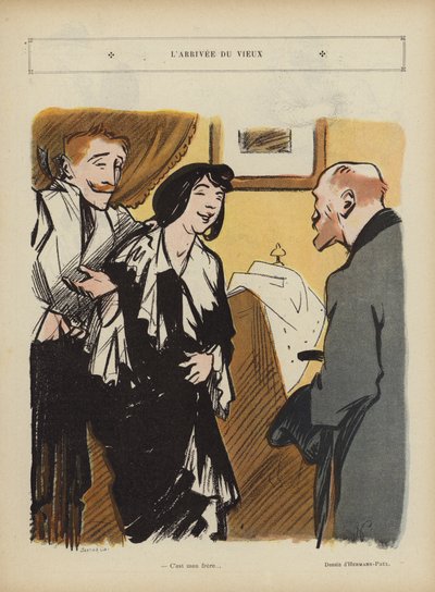 ル・リールのイラスト 作： Rene George Hermann Paul