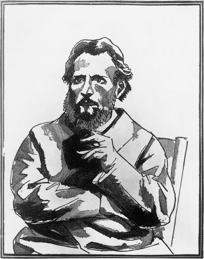 アナトール・フランスの小説『パリのベルジェレ氏』の挿絵 作： Rene George Hermann Paul