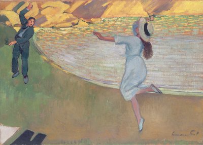 恋人たち、1900年頃 作： Rene George Hermann Paul