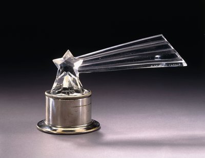 コメット、1925年頃（クリアフロストガラス 作： Rene Jules Lalique