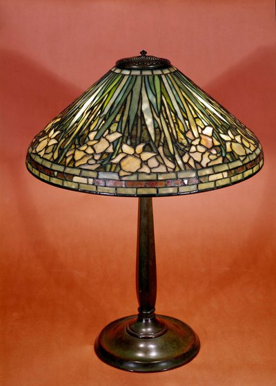 ルネ・ラリック（1860-1945）の1900年製デスクランプ 作： Rene Jules Lalique