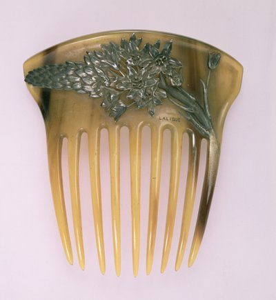 ホーンコーム、ルネ・ジュール・ラリック（1860-1945）、パリ、1900-02 作： Rene Jules Lalique