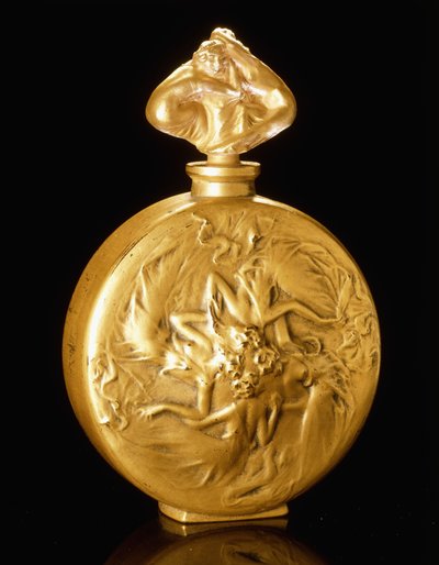 香りの瓶のロザスの置物、 作： Rene Jules Lalique