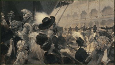 グラン・パレのカルーセル 作： Rene Lelong