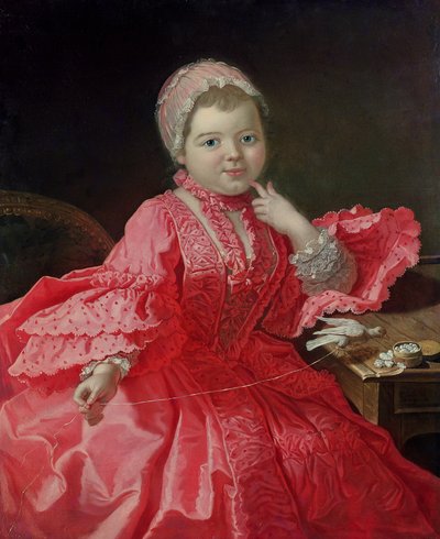 18世紀の子供の肖像画 作： Rene Tiercelin