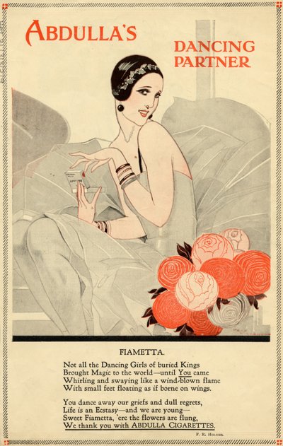 アブドゥラ タバコ、1920 年代 作： Rene Vincent