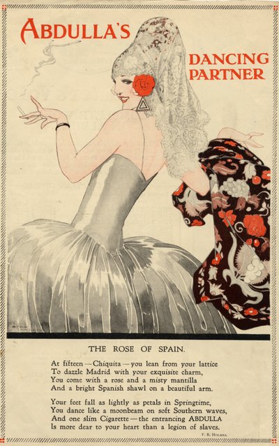 アブドゥラ タバコ、1920 年代 作： Rene Vincent