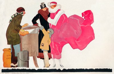 ポスターデザインAu Bon Marche、c1923 作： Rene Vincent