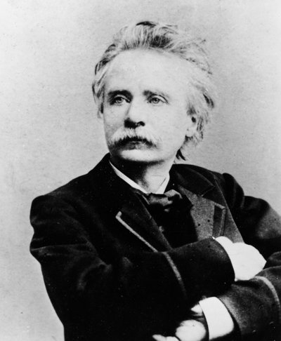 エドヴァルドハゲラップグリーグの肖像、1870年頃 作： Reutlinger Studio