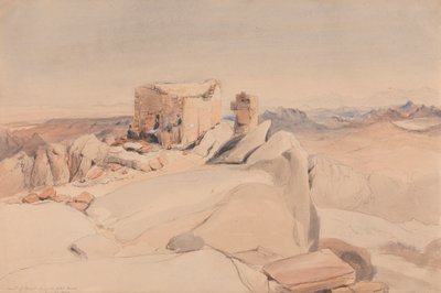 Cimeira do Monte Sinai ou Jebel Musa 作： Rev. Edward Thomas Daniell