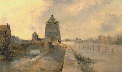コンスタンスのライン川 (コンスタンツ アム ライン) 作： Rev. Edward Thomas Daniell