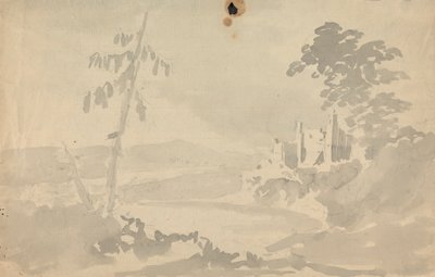城と川のある風景 作： Rev. William Gilpin