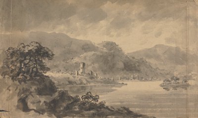 川、城、山のある風景 作： Rev. William Gilpin